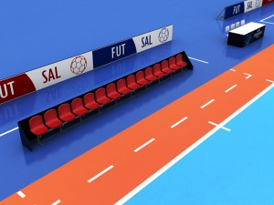futsal court arena Modèle 3D
