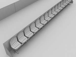 futsal court arena Modèle 3D