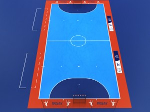 futsal court arena low poly 3D Model