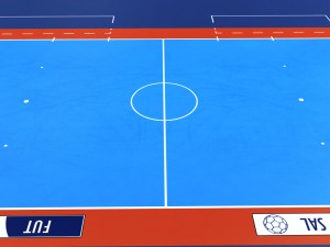 futsal court arena low poly 3D Model