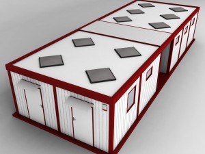 container double shipping house 3Dモデル