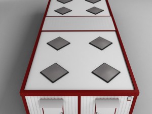container double shipping house 3D Model