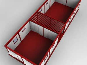 container double shipping house 3D Model
