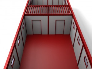 container double shipping house 3D Model