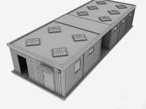 container double shipping house 3D Model