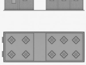 container double shipping house 3D Model