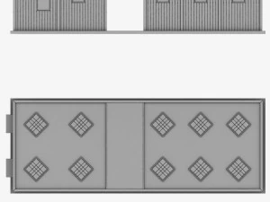 container double shipping house 3D Model