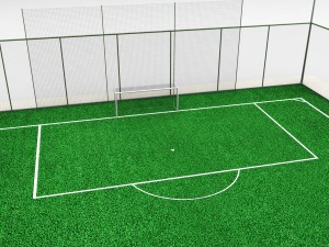 football soccer stadium field 3D Model