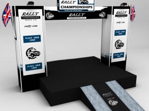 wrc motor sport podium 02 3D 모델