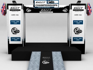 wrc motor sport podium 02 Modèle 3D