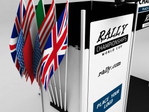 wrc motor sport podium 02 Modèle 3D