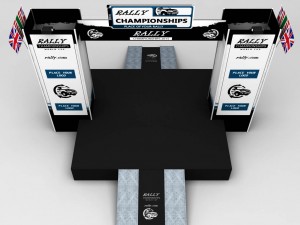 wrc motor sport podium 02 Modèle 3D