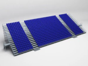 stadium tribune scaffolding large 3D Model