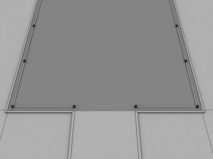 helipad square ground 3D 모델