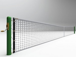 tennis court net high detail 3D 모델