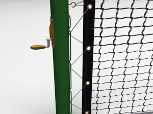 tennis court net high detail 3Dモデル
