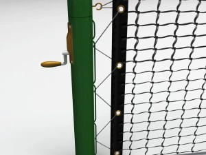 tennis court net high detail 3D Model