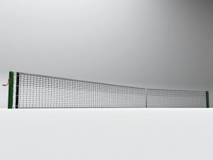 tennis court net high detail 3Dモデル