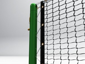 tennis court net high detail 3Dモデル