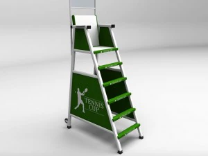 심판 테니스 심판 의자 3D 모델