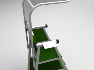 umpire tennis judge chair Modelo 3D