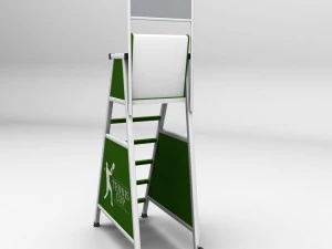 심판 테니스 심판 의자 3D 모델