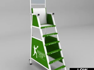 심판 테니스 심판 의자 3D 모델