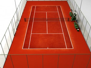 tennis court stadium arena pack Modello 3D