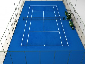 tennis court stadium arena pack Modello 3D