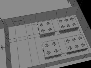 pacote de centro esportivo de arena multiquadra Modelo 3D