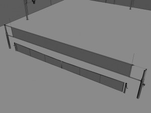 multi court arena sport centrum pack Modelo 3D