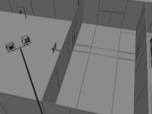 pacote de centro esportivo de arena multiquadra Modelo 3D