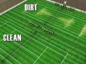 multi tennis court stadium arena pack 3D Model