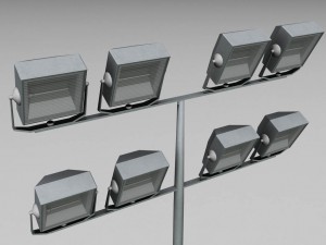 multi tennis court stadium arena pack 3D Model