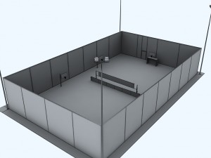 multi sport court centrum pack 3D-Modell