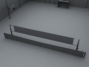 multi sport court centrum pack 3D-Modell