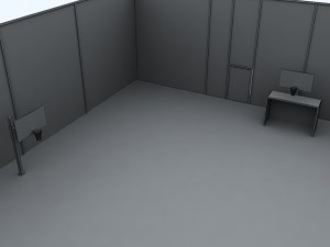 multi sport court centrum pack 3D-Modell