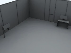 multi sport court centrum pack 3D Model