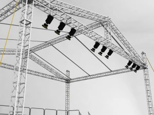 andaime de plataforma de palco musical Modelo 3D