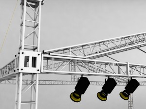music stage platform scaffolding Modelo 3D