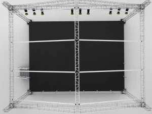 andaime de plataforma de palco musical Modelo 3D