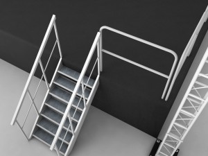 music stage platform scaffolding Modelo 3D