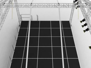 andaime de plataforma de palco musical Modelo 3D