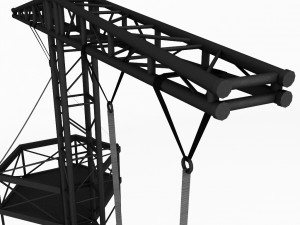 speaker concert system scaffolding tower array 3D Модель