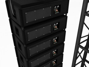 speaker concert system scaffolding tower array 3D Модель