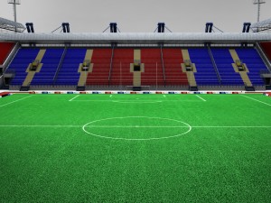 Soccer football stadium high detail 3D Model