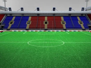 Soccer football stadium high detail 3D Model