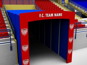 Soccer football stadium high detail 3D Model