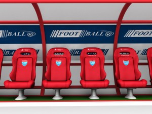 Soccer football stadium high detail 3D Model