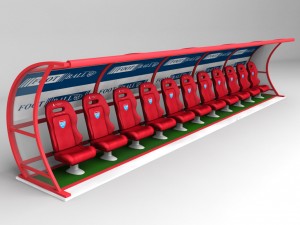 Soccer football stadium high detail 3D Model